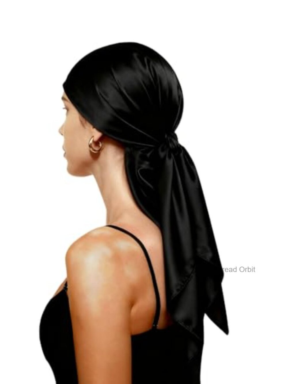 Silk-Like Polyester Square Headscarf Breathable Fashion Bandana